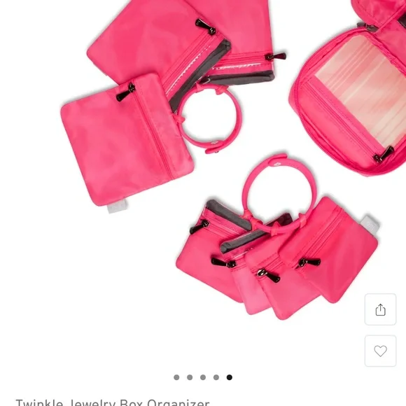 LUG~Twinkle Jewelry Organizer Box~Magenta~New with tags 💗💗💞 - Picture 4 of 14